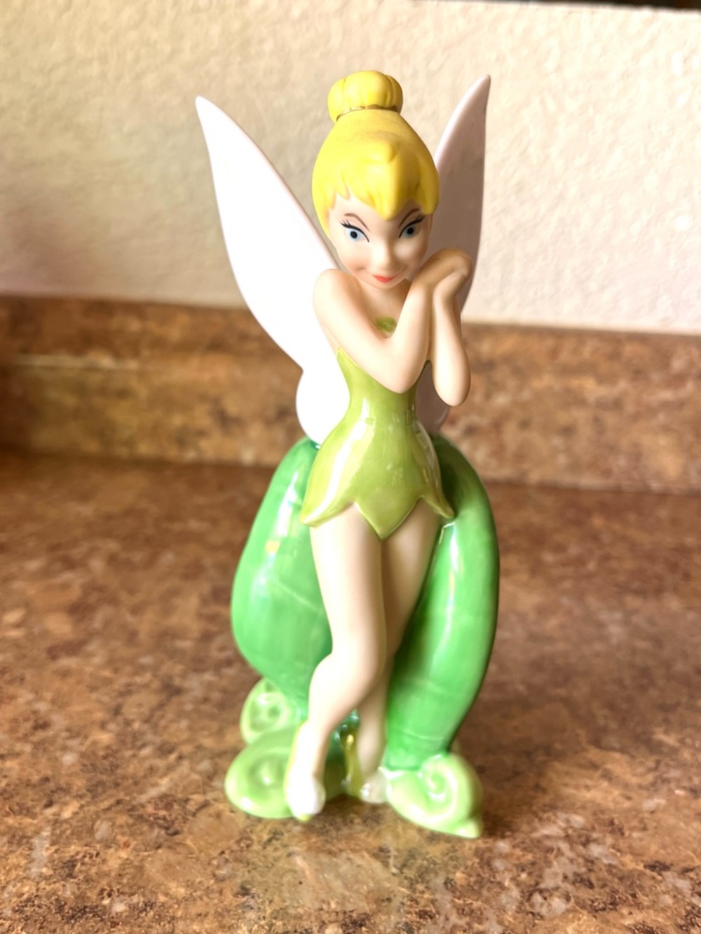 Tinker Bell Green Porcelain Fairy Figurine